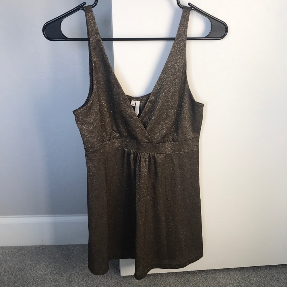 Gold/Bronze Michael Star V-Neck Sleeveless